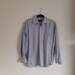 ALFRED SUNG Light Blue Dress Mens Shirt